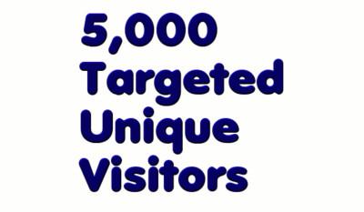 5,000 Real USA GEO Targeted Traffic over 30 days. FASTEr SEO service 4 keywords