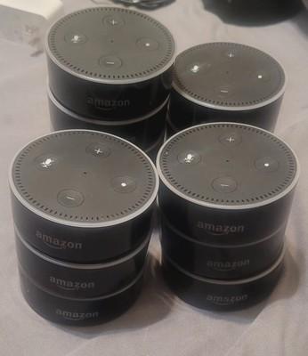 5 avail NEW Amazon Echo Dot 2nd Generation Smart Speaker w Alexa + Power cords