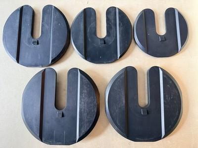 5 USED Bowflex SelectTech 552 Dumbbells Replacement Weight Plates SERIES 1 ONLY