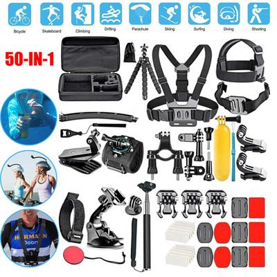 50-in-1 + for Gopro Hero 13 12 11 10 9 + Dive Case Action Camera Accessory Kit