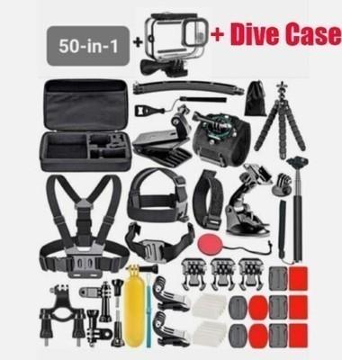 50-in-1 + Waterproof Case for Gopro Hero13 12 11 10 Action Camera Accessory Kit