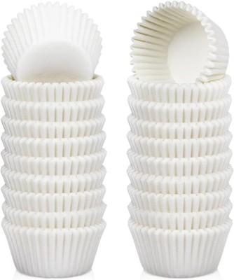 500 Count Mini Cupcake Liners White Muffin Liners Greaseproof No Smell Small