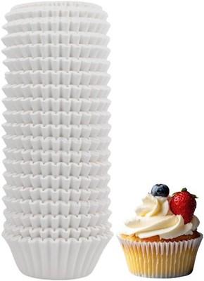 500 Counts White Mini Cupcake Liners for Baking Cups, Small Cupcake Wrappers