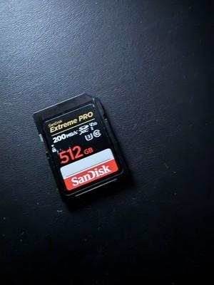 512GB Extreme PRO SDXC UHS-I Card - C10 U3 V30 4K UHD SD Older Version