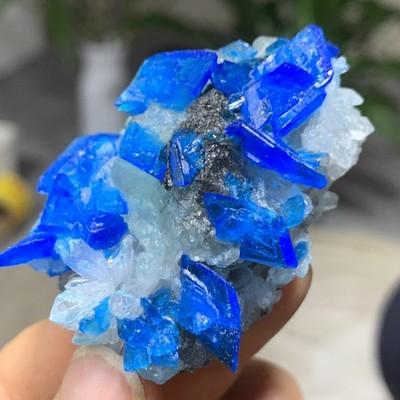 52G Newly discovered Blue Potassium alum Crystal cluster Stunning Crystal