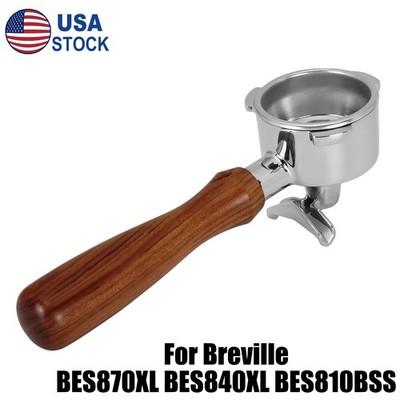 54mm Double Spouts Coffee Portafilter For Breville BES840XL BES810BSS BES870XL