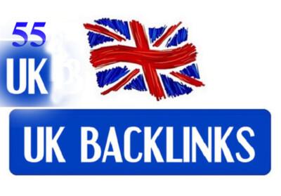 55 permanent UK backlinks with high pr sites seo service plus free ads guide