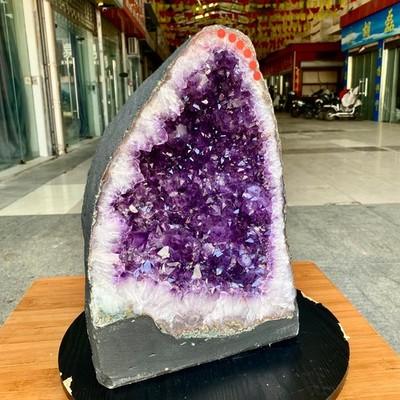 55LB Large Natural Amethyst Geode Cathedral Crystal Cluster Specimen Healing