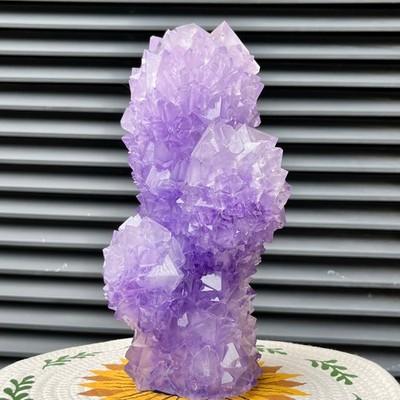 6.3 lb Potash Alum Crystal Cluster Tower Point Mineral Decor