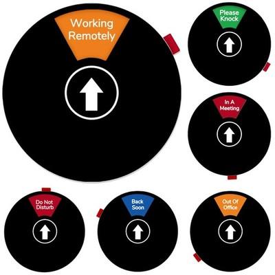 6 Options Rotating Office Door Sign Do Not Disturb Privacy Status 6 Inches
