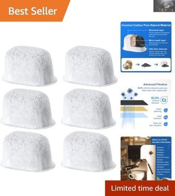 6 Pack of Charcoal Filters for Breville Espresso Machines - Fresh Taste