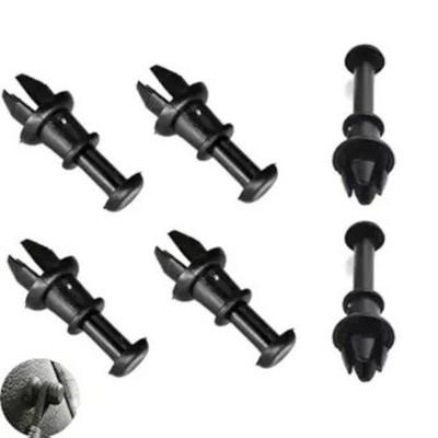 6 Pack Parcel Shelf String Clips Pivot Pin Hook Peg Strap Cord Holder for Cargo