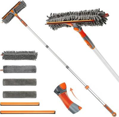 65'' Squeegee Window Cleaner 1 Rotatable Window Cleaning Tool Kit with