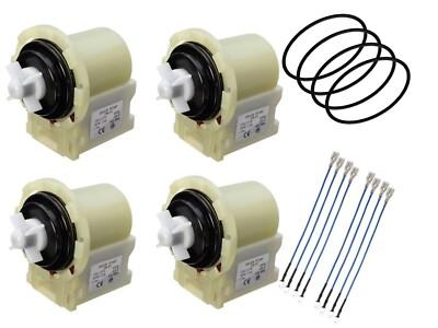 8540024 W10130913 Washer Drain Pump for Whirlpool WFW8300SW03, WFW8300SW04 4 PCS