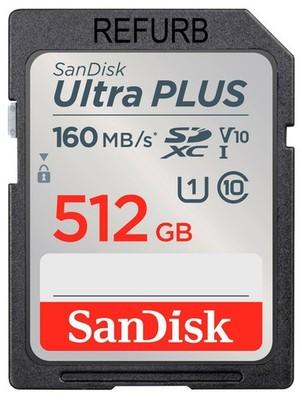 !!! 8x SanDisk - Ultra PLUS 512GB SDXC UHS-I Memory Card