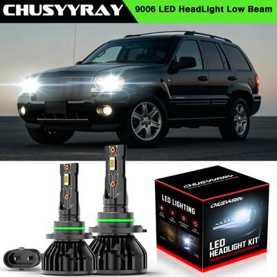 9006 LED Headlight Bulbs Conversion Kit Low Beam 6000K 5000LM White 2Pcs