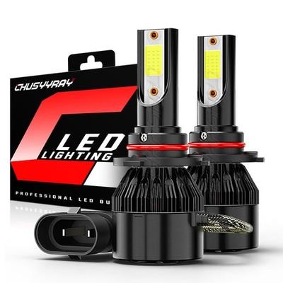 9006 LED Headlight Bulbs Conversion Kit Low Beam 6000K 5000LM White 2Pcs