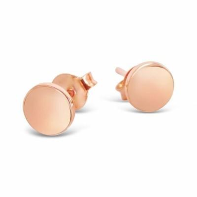 925 Solid Sterling Silver Tiny Circle Stud Earrings - Small Round...