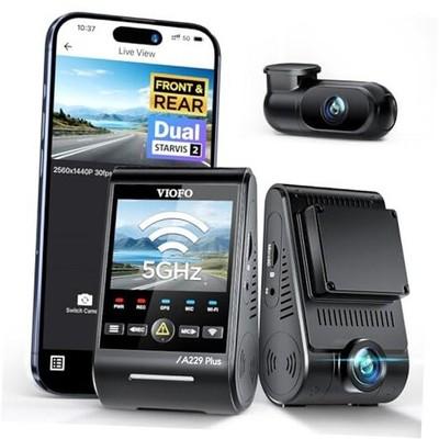 A229 Plus Dash Cam Front and Rear, Dual STARVIS 2 Sensors, 2 Channel HDR,