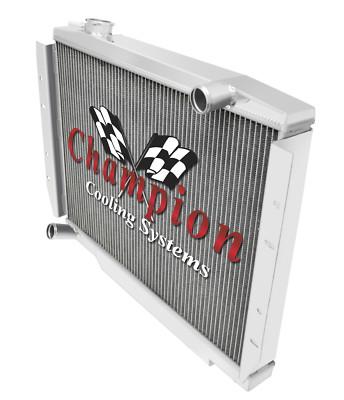 Advanced Champion 2 Row All Aluminum Radiator for 1981 1982 Jeep CJ5 #EC58