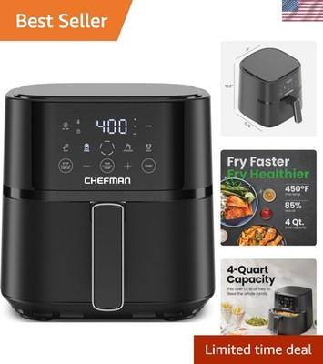 Air Fryer – 4 QT Compact Airfryer for Quick & Easy Meals in Minutes, Features...