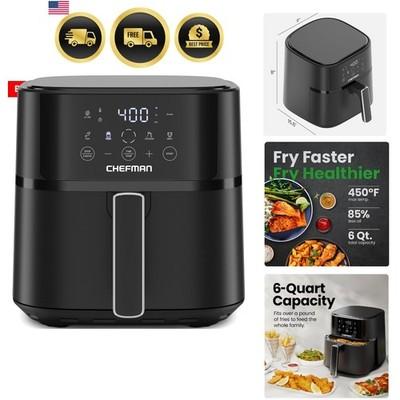 Air Fryer – 6 QT Compact Airfryer for Quick & Easy Meals in Minutes, Features...