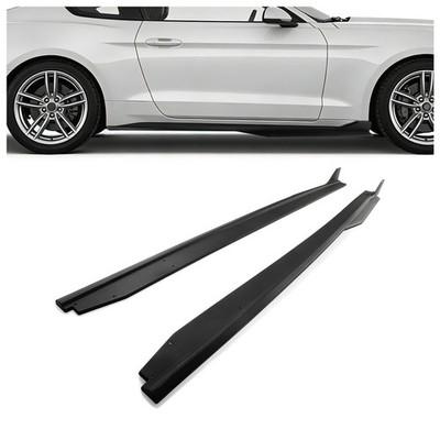 ALMULOO Pair Side Skirts Compatible with 2015-2023 Ford Mustang w/Winglet Ext...