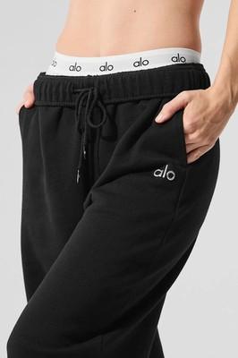ALO Yoga Accolade Straight Leg Sweatpant Unisex Soft Fleece Jogger Pants