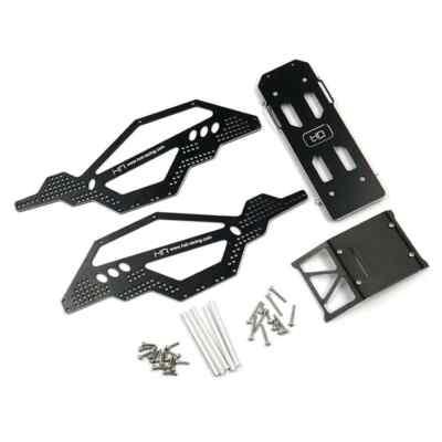 Aluminum Rock Racer Conversion Chassis (Black) - SCX24 - Hot-Racing #SXTF14RR01