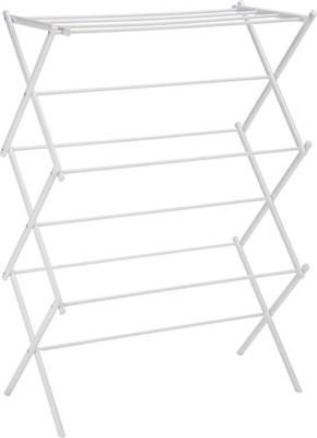 Amazon Basics Foldable Portable Laundry Rack for Air Drying Clothing, Indoor Out