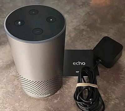 π₯ Amazon Echo 2nd Gen Alexa Smart Speaker, US Ver. RARE Silver Finish | *ACBR