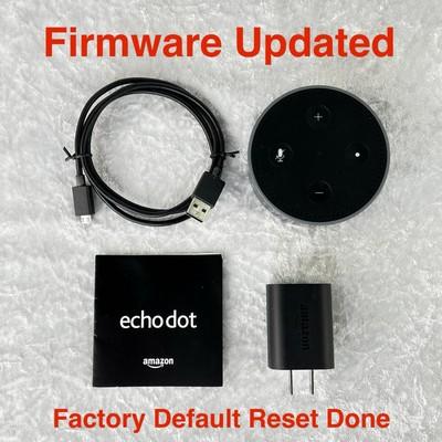 Amazon Echo Dot 2nd Gen Smart Speaker RS03QR AC Adapter Cord Manual Tested