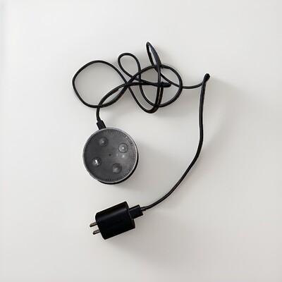 Amazon Echo Dot (2nd Generation) RS03QR Black Smart Speaker With Power Cord