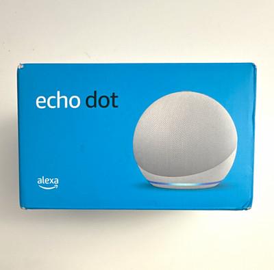 Amazon Echo Dot (4th Gen) Alexa Smart Speaker Bluetooth - White