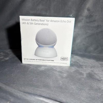 Amazon Echo Dot Battery Base for 4th and 5th Gen Echo Dot - White