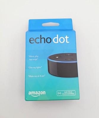 Amazon Echo Dot Black (2nd Generation) Smart Speaker Open Box NIB