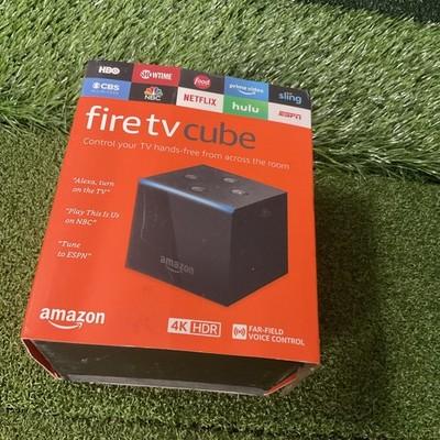 Amazon Fire TV Cube 4K HDR Voice Control Streaming Media Box