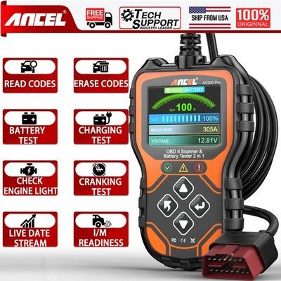ANCEL AS200 Pro OBD2 Scanner Code Reader Diagnostic Tool Check Engine Light
