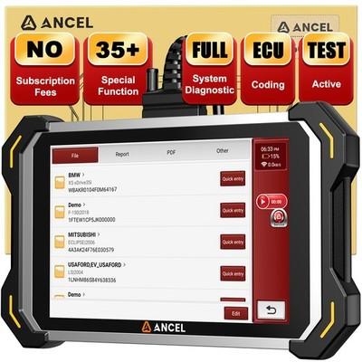 ANCEL DS600 Elite OBD2 Diagnostic Tool Car Scanner Bi-Directional ECU Coding FCA