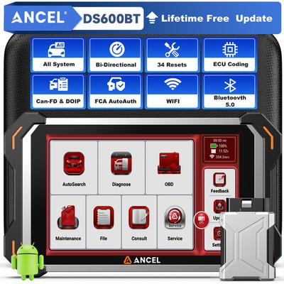 ANCEL DS600BT Bidirectional Diagnostic Scan Tool OBD2 Scanner Key ECU Coding