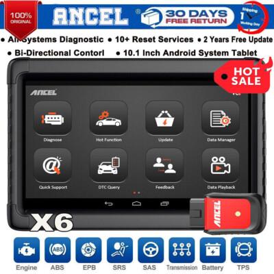 ANCEL X6 Car Diagnostic Tool Bidirectional All Systems OBD2 Scanner Code Reader