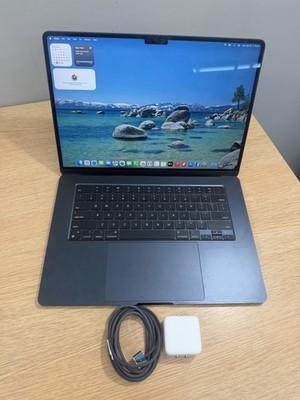 Apple MacBook Air 15" (256GB SSD, M2, 8GB) Laptop - Midnight - A2941 2023