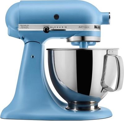 Artisan Series 5 Quart Tilt Head Stand Mixer with Pouring Shield KSM150PS, Blue