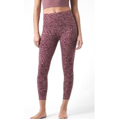 Athleta Salutation Stash Pocket II Leggings Leopard High Rise 7/8 Size Small