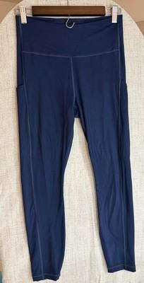Athleta Ultimate Stash Pocket 7/8 Tight Women's Navy Blue Leggings Size S