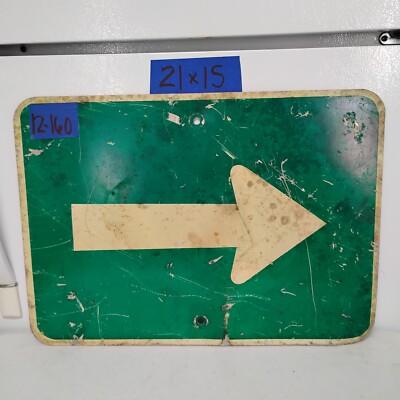 Authentic Road Traffic Street Sign Arrow Right/Left 15"x21" 12-160