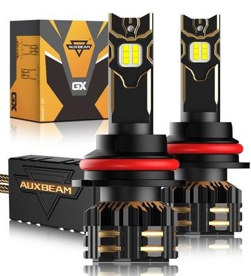 AUXBEAM Canbus 9007 HB5 LED Headlight Bulb High Low Beam White Super Bright 120W