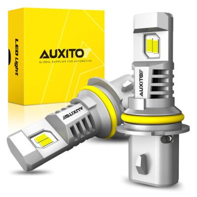 AUXITO 9007/HB5 LED Headlight Bulbs Kit High Low Beam 6500K Super White Bright D