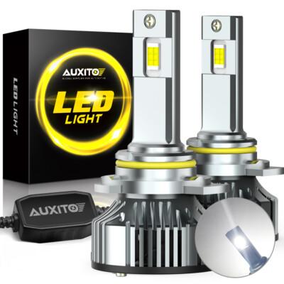 AUXITO 9012 LED Headlight Kit High Low Beam Bulbs Bright White CANbus Y19 EOA
