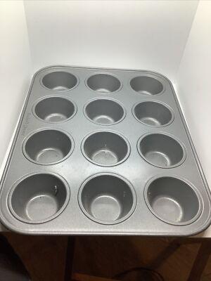 Bakers Secret - Nonstick 12-Cup Mini Muffin Pan - 10 1/8”x 7 3/4”